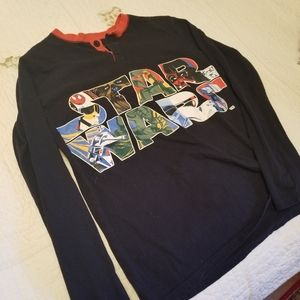 Star wars long sleeve shirt size S